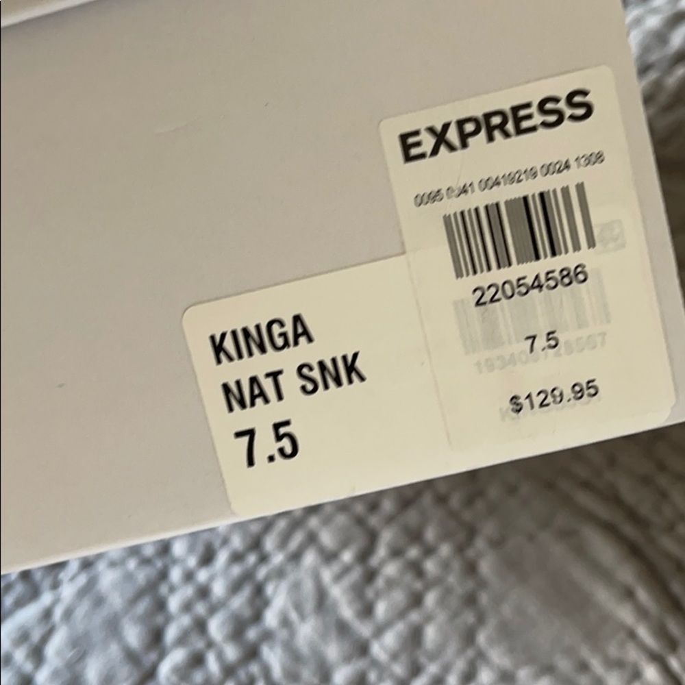 Steve Madden White and Gray Snake-Print Knee Boots - NO BOX - Picture 9 of 11